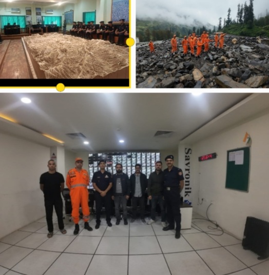 NDRF Team at Atal Tunnel, Palchan and Manali 