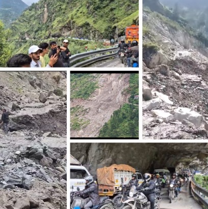 Various images of Nigulseri Trouble point in Kinnaur 