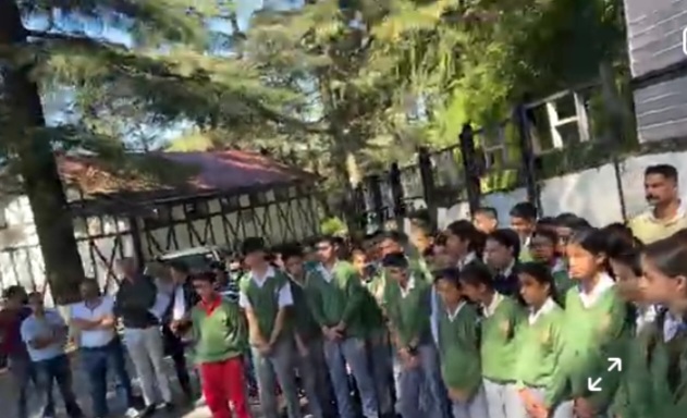 Paradise School children at Raj Bhawan Shimla 