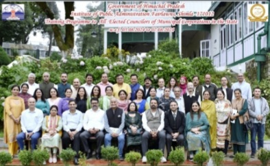 Trainees at HIPA in Shimla 