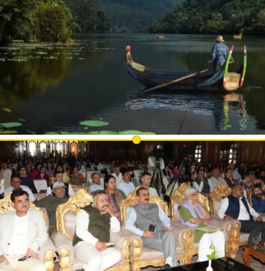 CM Suku at  Renuka wetlands Fest in Shimla 