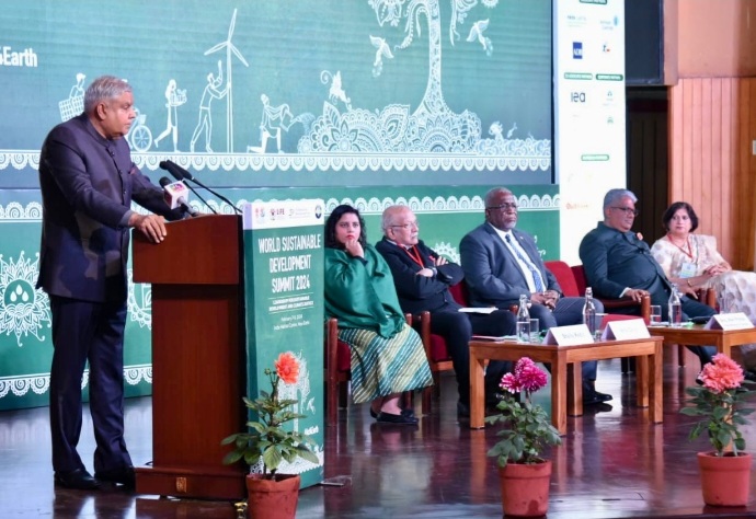 Vice-President at TERI Summit in New Delhi 