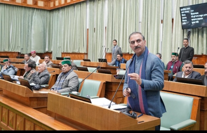 HPCM Sukhu in HP Vidhan Sabha in Shimla 