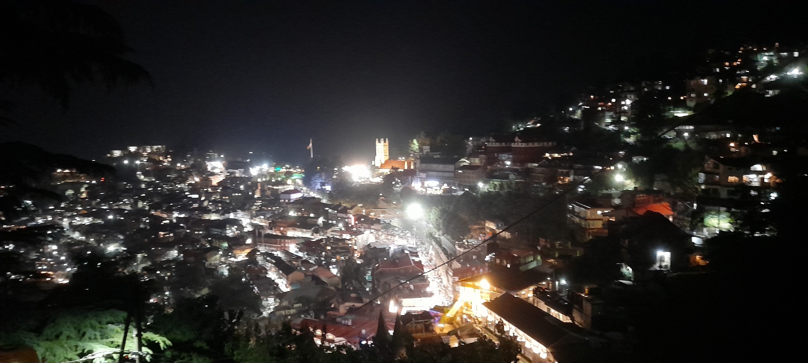 Shimla_Himumail during night