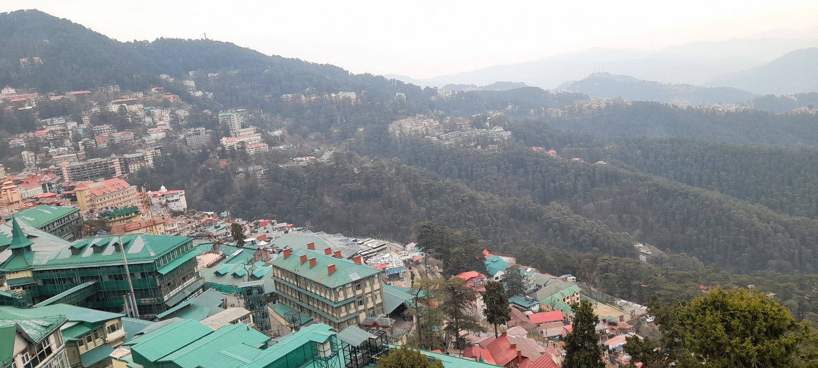 View of Shimla city 