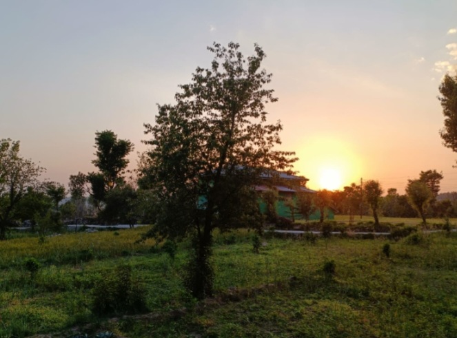 View of a Kashmiri village 