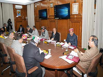 HPCMSukhu_Cabinet meeting in Shimla On March 7