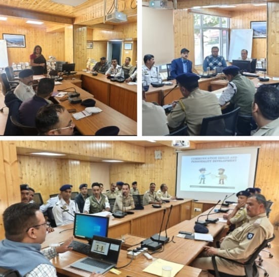 HP Police officers at training sessions in Shimla on Oct 5, 24