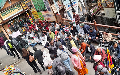 Tibetans_ Protest_ in_ Shimla_HimbuMail