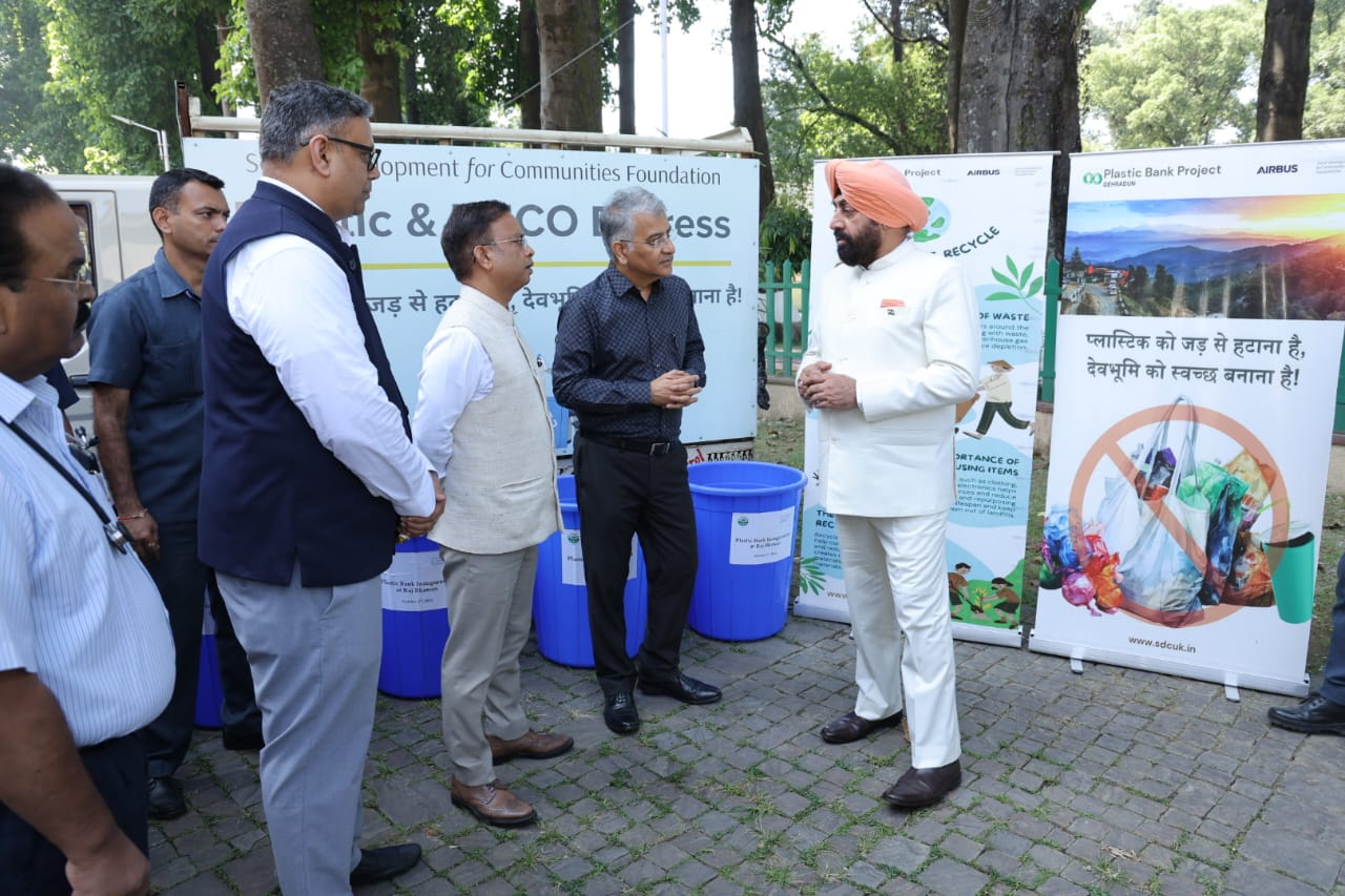 UKGuv Gurmeet at Raj Bhawan Plastic Bank 