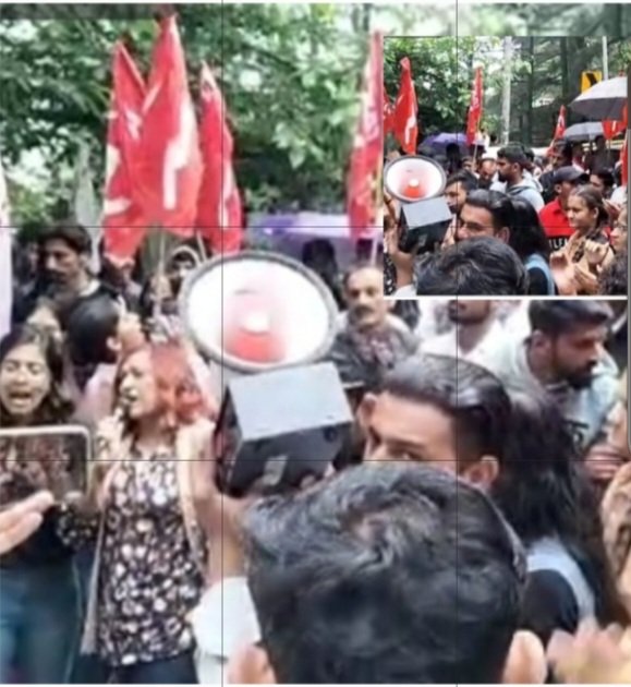 Farmers Gherao in Shimla Secretariat 