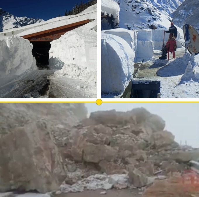 Rockslide in Kinnaur, BRO Struggle to Restore Manali-Leh Highway and Kinnaur-Kaza Stretch 