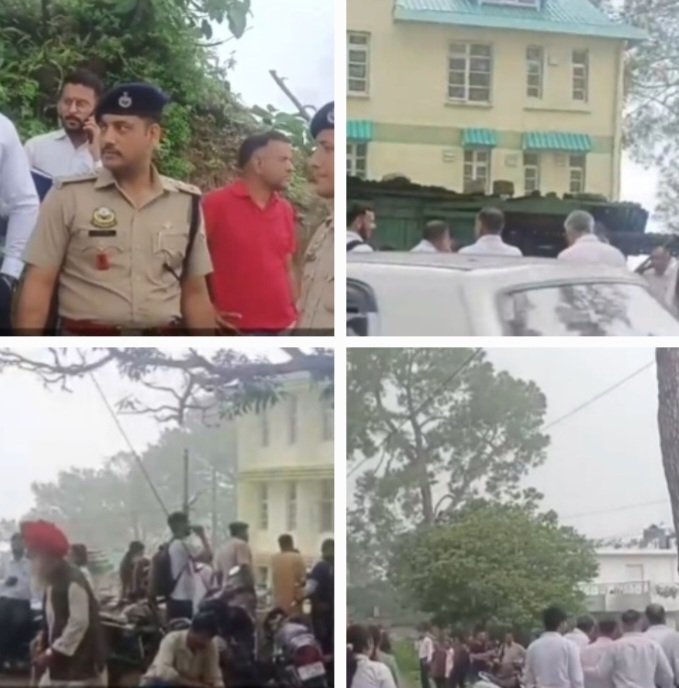 Bomb Threat in Kullu  Nahan courts in Himachal 