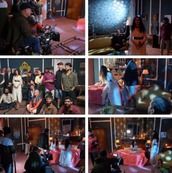 Film shooting in Chail Palace near Shimla Himachal Pradesh 