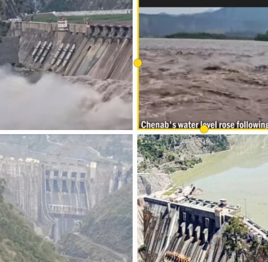 Salal, Baglihar Dams Flushed out by India 