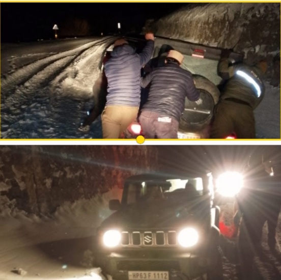 Lahaul-Spiti Police Rescue  Tourists from Frozen Jaw of Death 