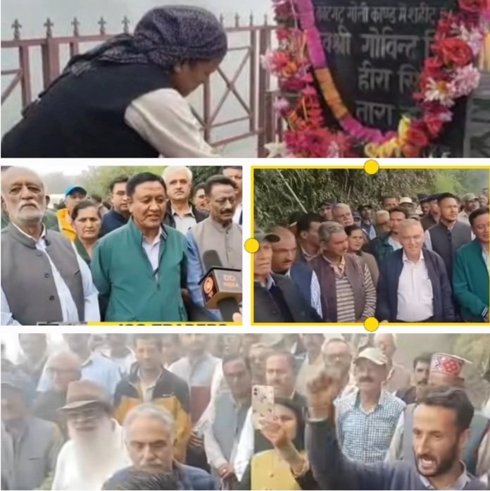 Apple Farmers PayHomagetoKotgarhFiringMartyrs