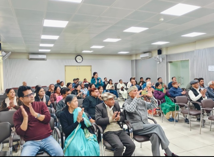 Audience at Dehradun celebrating International Mother Language Day 