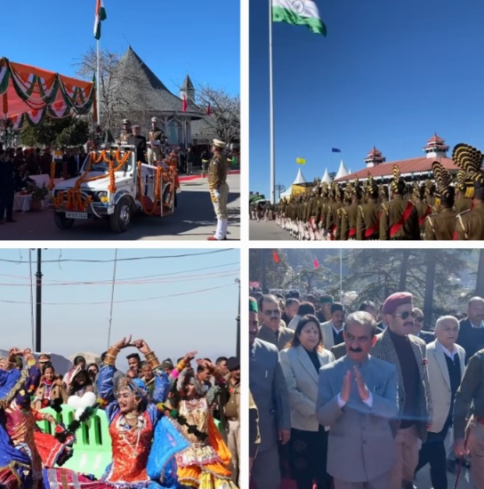 76th Republic Day Celebrated in Shimla 