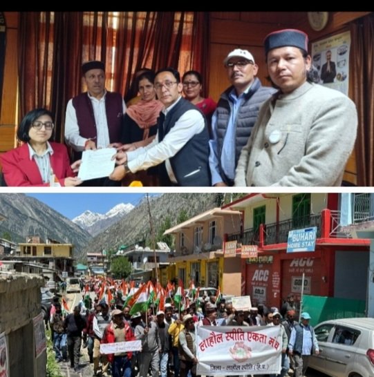 ProtestersSubmitsMemotoSDMUdaipur