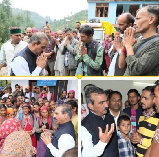 HPCM in Seraj  with flood victims