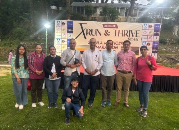 Winners of Marathon in Shimla 