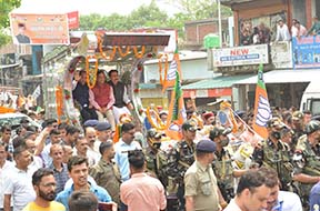 CM Jai Ram Thakur at Shahpur in Kangra on May 2,2022