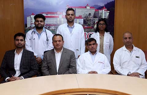 Team of neurosurgeons at IGMC Shimla, May 6,2022 