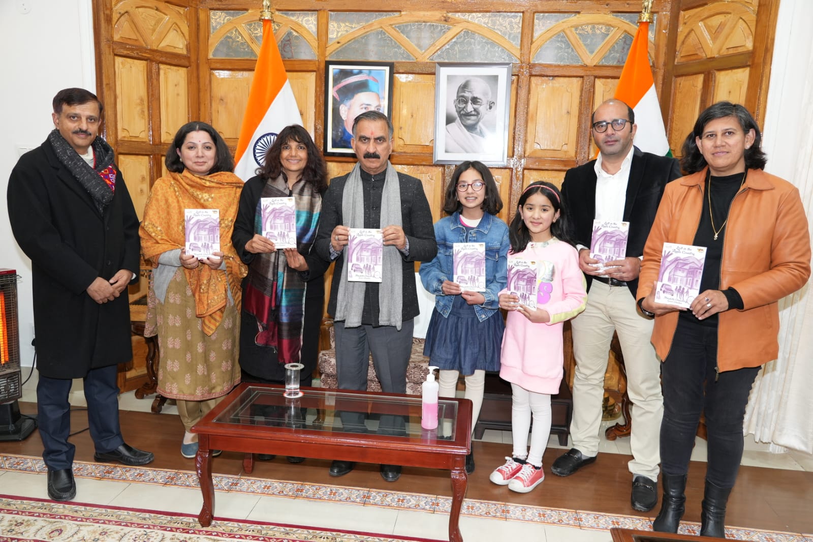 Young Writers with CM Sukhu in Shimla