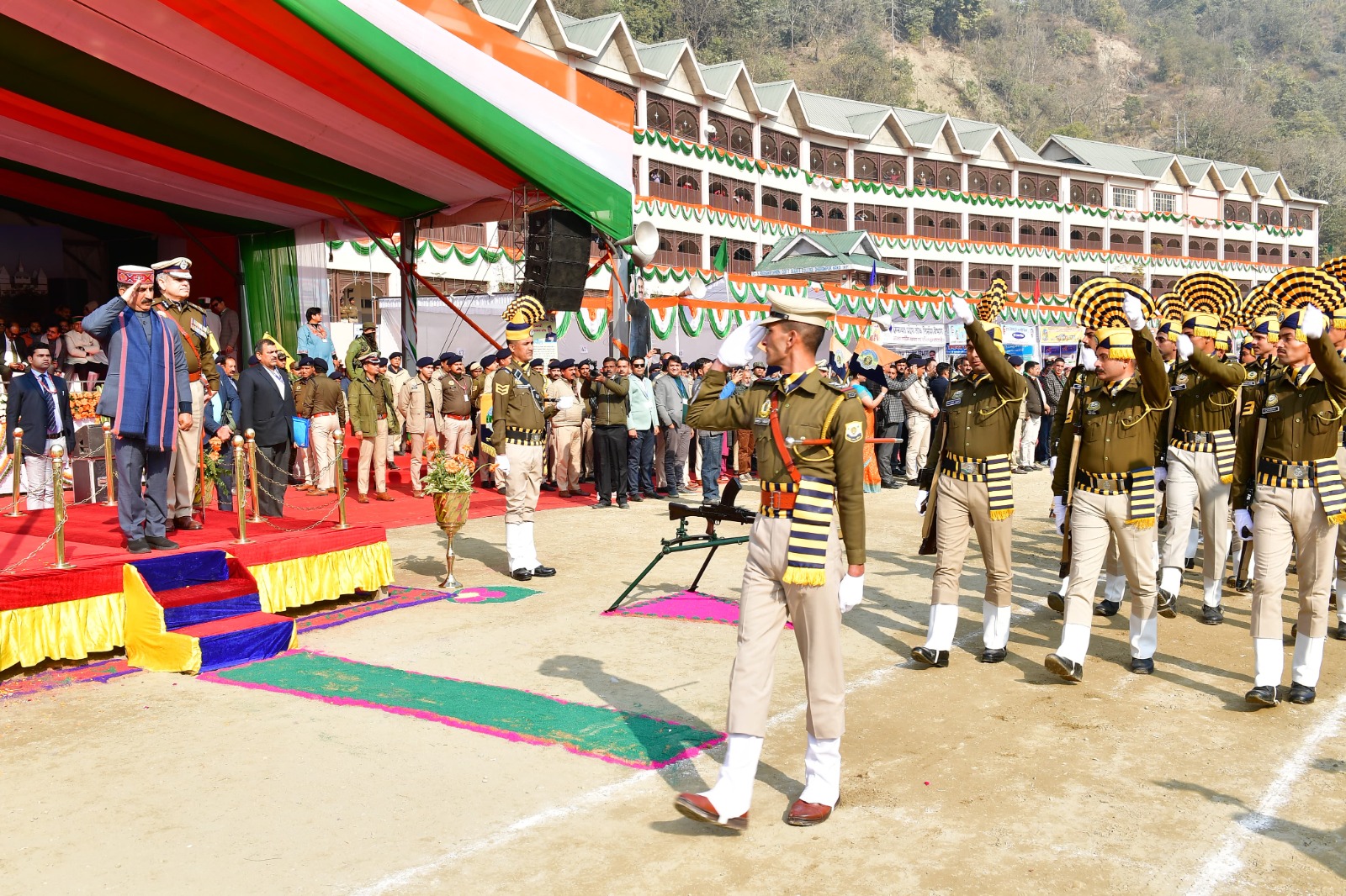 HP CM at 54th Statehood Day in Dharampur, Mandi district of Himachal 