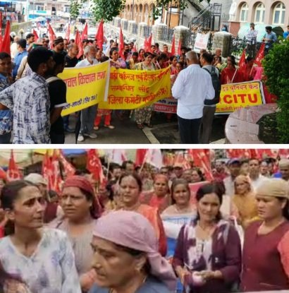 LEFTProtestShimla
