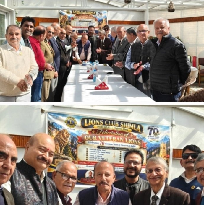 70yearsofServiceLionsClubShimla