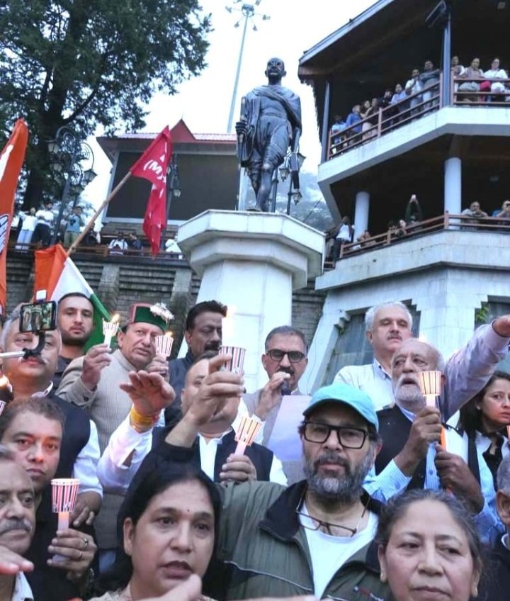CMSukhuAtRidgecabdlemarchShimla