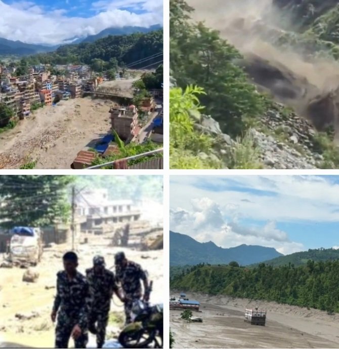 FloodinResuwaValleyInNepalfromTibet