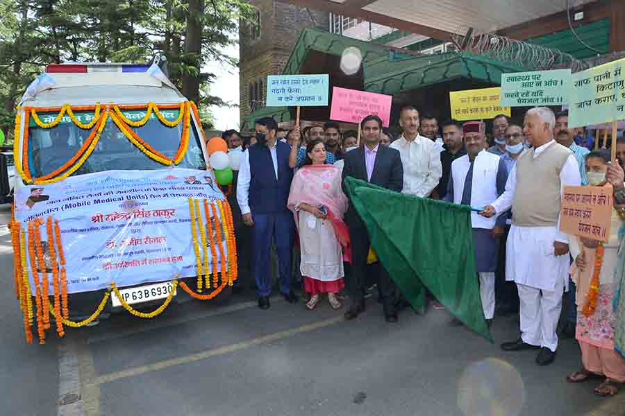 Jeevan Dhara Mobile Van  launched in Shimla 