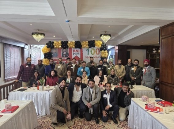 BNI HIM Chapter Shimla in group photo 