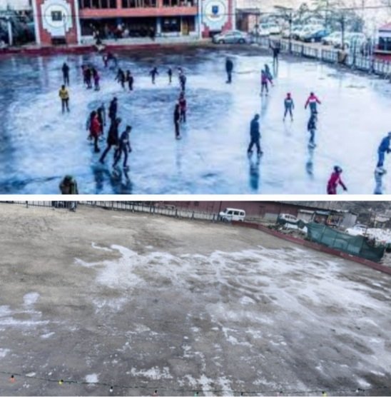Ice-skating season in shimla 