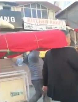 CM Funeral procession by Sangharsh Samiti in Sanjauli 