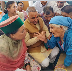 congress chief pratibha singh in Rampur 