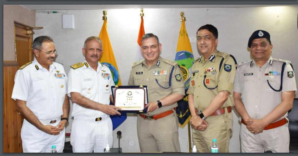 DG Indian Coast Guard with HP DGP 