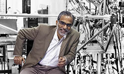 Prof T Pradeep, IIT Madras  in his Lab 