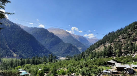 View of Sangla valley Kinnaur 