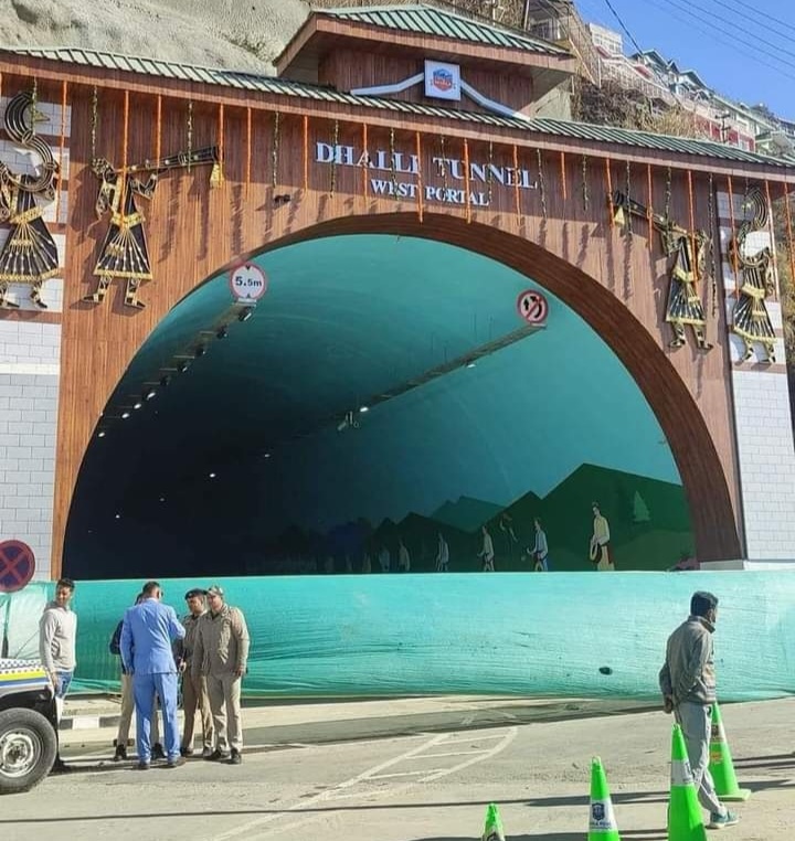 Sanjauli-Dhalli tunnel in Shimla opens for traffic 