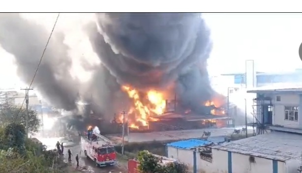 Baddi factory fire