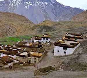 Tashigang village in Spiti