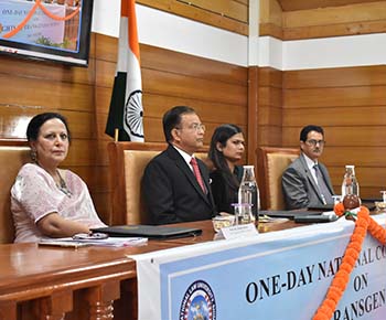 The participants at conference on transgender at HP law varsity in Shimla 