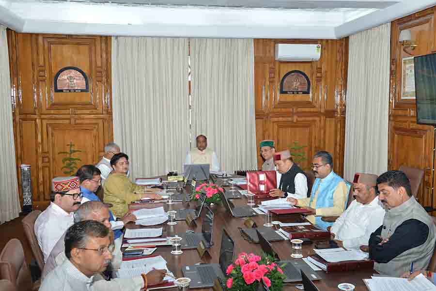 CM Jai Ram Thakur presides over meeting in Shimla on June 6,2022