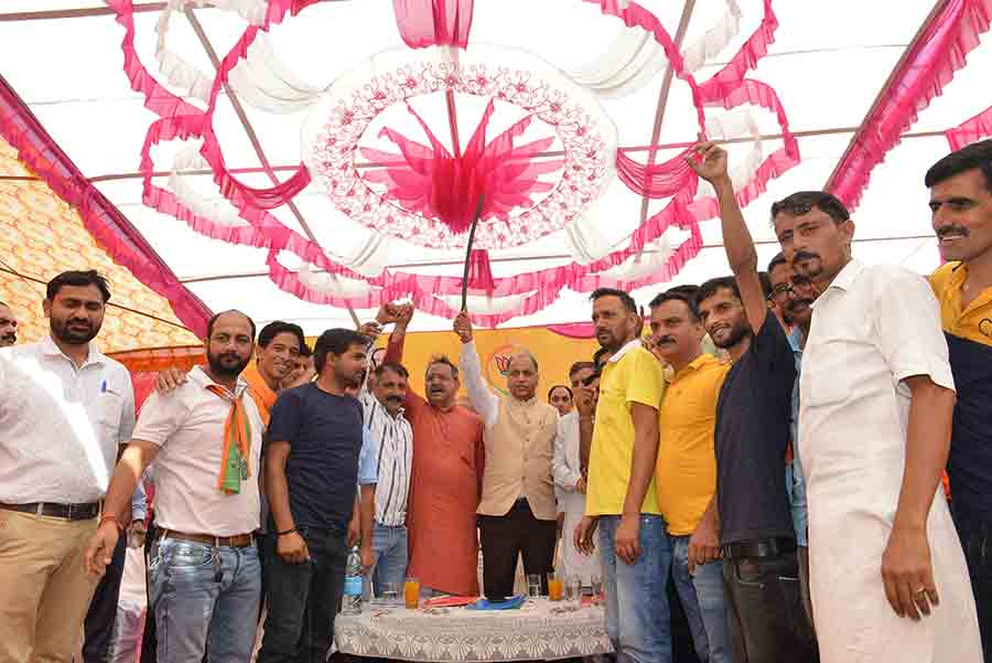 CM at Shri Naina Devi ji in Bilaspur  