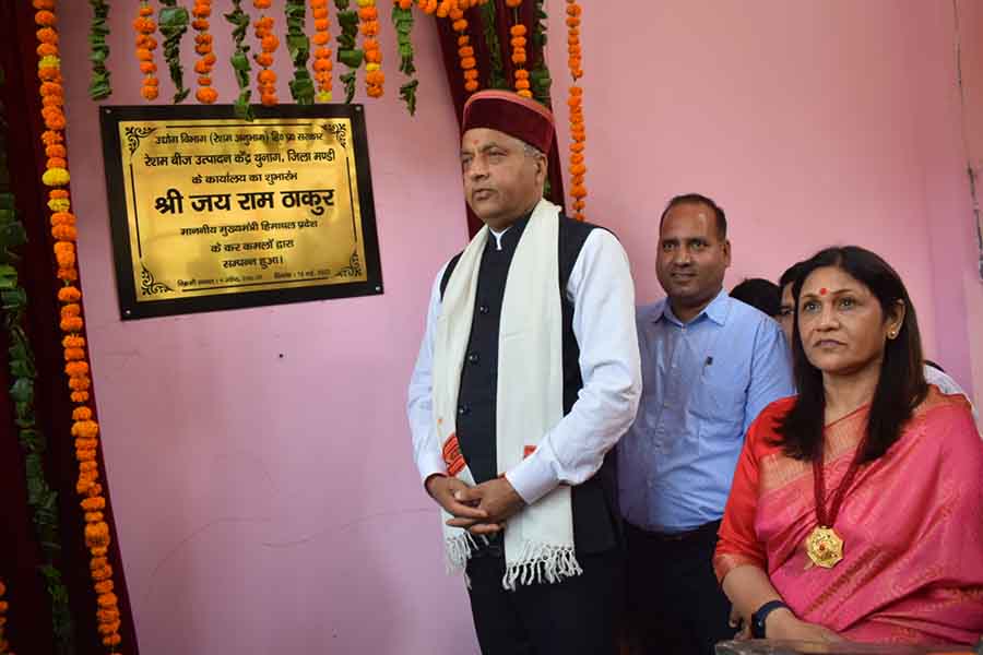 CM Jai Ram Thakur at Thunag in Mandi 