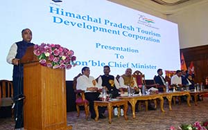 CM on HPTDC foundation Day in Shimla 